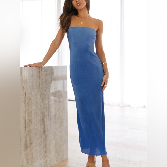 Hello Molly Dresses & Skirts - Hello Molly what you need maxi dress blue